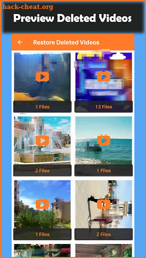 Deleted Video Recovery - Restore Deleted Videos screenshot