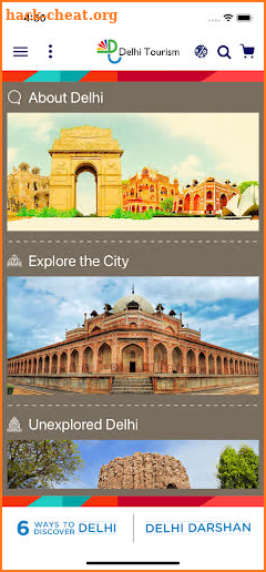 Delhi Tourism Official screenshot