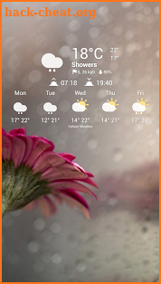 Delicate theme for Chronus Weather Icons screenshot