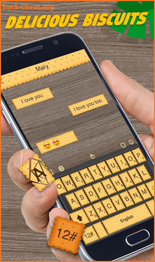 Delicious Biscuits Keyboard Theme screenshot