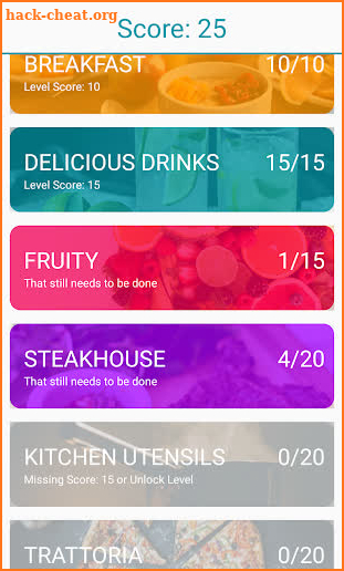 Delicious Words - Food Puzzle screenshot