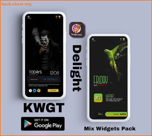 Delight KWGT screenshot