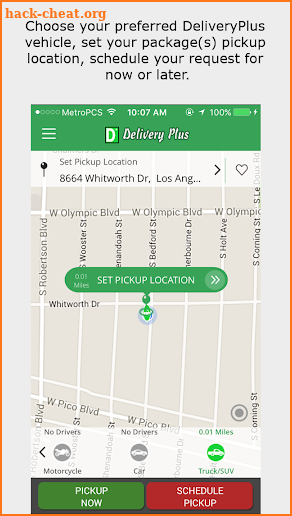 Delivery Plus Client App screenshot