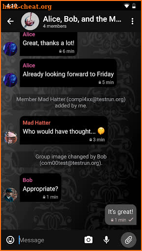 Delta Chat screenshot