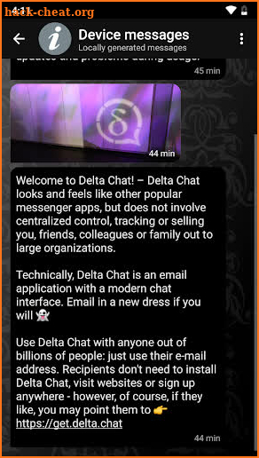 Delta Chat screenshot