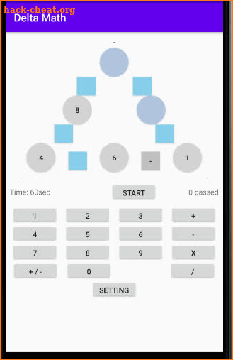 Delta Math screenshot