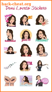 Demi Lovato Stickers screenshot