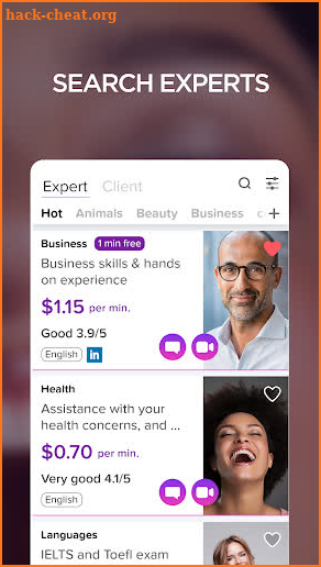 denda - Live video call with an expert screenshot