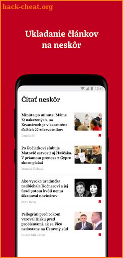 Denník N screenshot