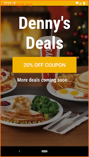 Denny's Deals - 20% OFF ENTIRE CHECK screenshot