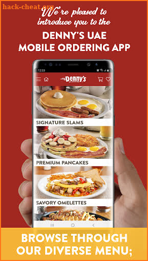 Denny's UAE screenshot