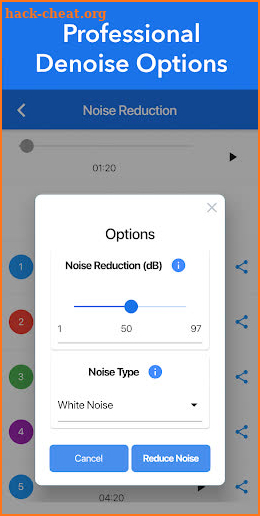 Denoise - Audio Noise Removal screenshot