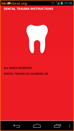 Dental Trauma First Aid screenshot