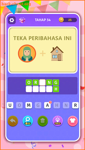 Dentum Otak: Permainan Teka-teki Perkataan screenshot