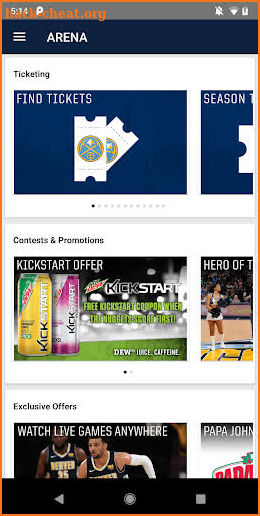 Denver Nuggets Official App screenshot