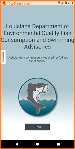 DEQ Fish Advisories screenshot