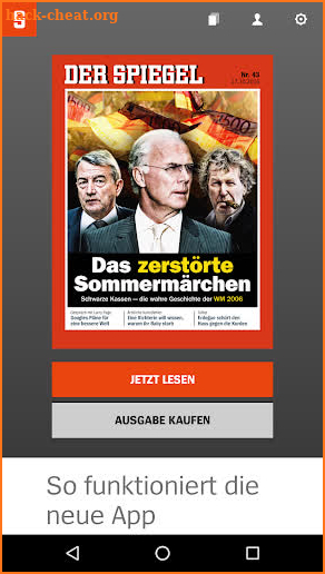 DER SPIEGEL screenshot