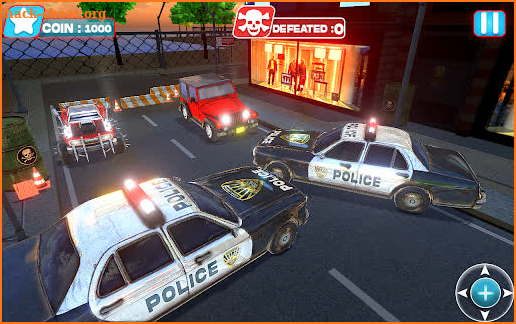 Derby Police Car Arena Stunt: Gangster Fight Game screenshot