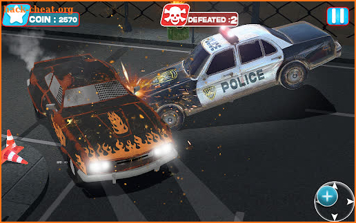 Derby Police Car Arena Stunt: Gangster Fight Game screenshot