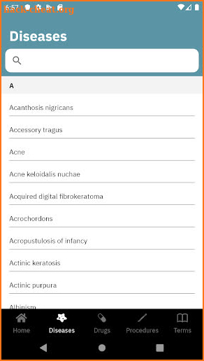 Dermatology Database screenshot