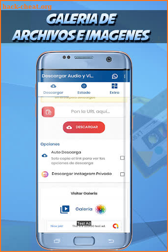 Descargar Audio, Video e Imágenes  (Mp3, Mp4, JPG) screenshot