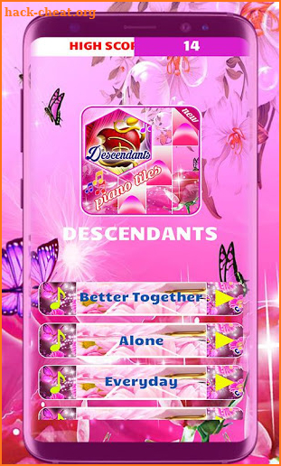 DESCENDANTS PIANO TILE new 2018 screenshot