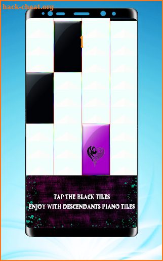 Descendants Piano Tiles screenshot