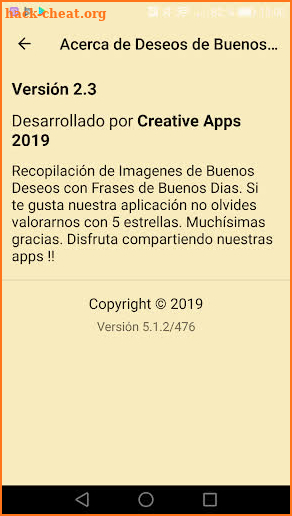 Deseos de Buenos Dias screenshot