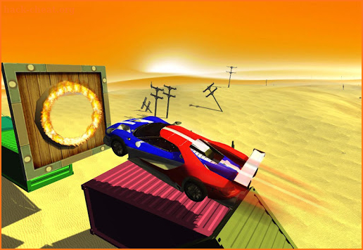 Desert Car Stunts:Extreme Mega Ramp Car Drift screenshot