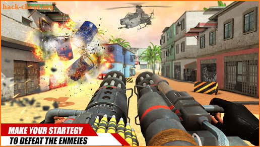 Desert Gunner Strike 2021- Machine Gun War Games screenshot