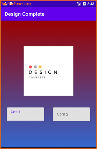 Design Complete screenshot