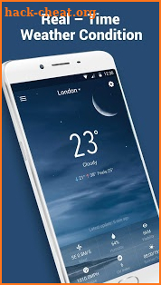 Desktop Weather Clock Widget screenshot