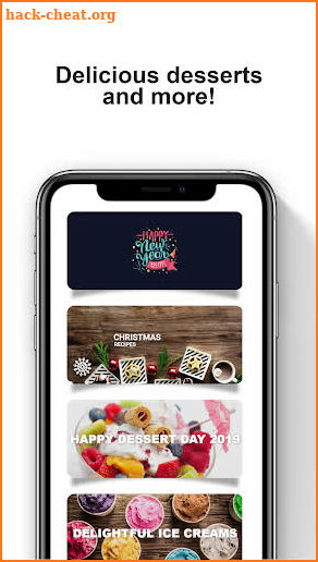 Dessert recipes Free 🍩🍰 screenshot
