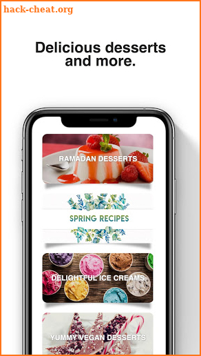 Dessert recipes Free 🍩🍰 screenshot