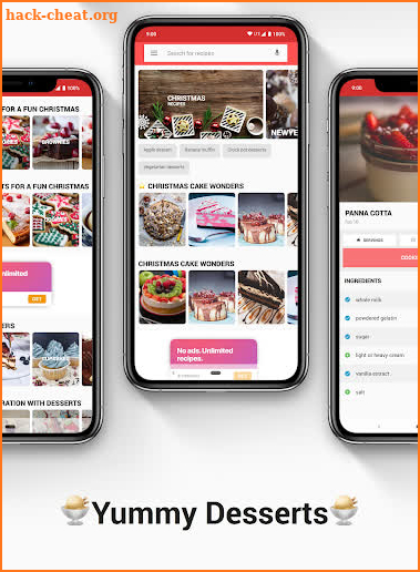 Dessert recipes Free 🍩🍰 screenshot