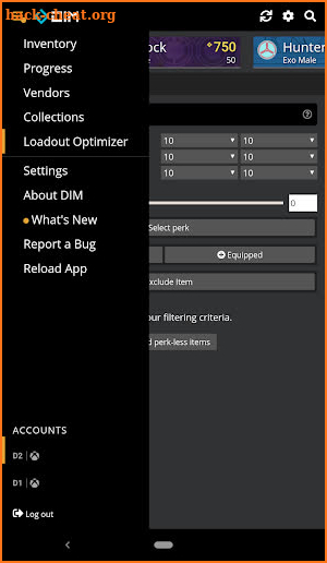 Destiny Item Manager screenshot