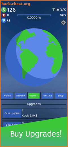 Destroy Earth IDLE screenshot