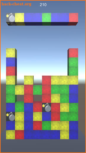 Destroy Tetris - 3d Physics game screenshot