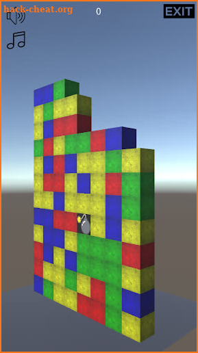 Destroy Tetris - 3d Physics game screenshot