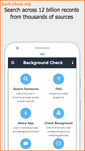 Detailed Background Check screenshot