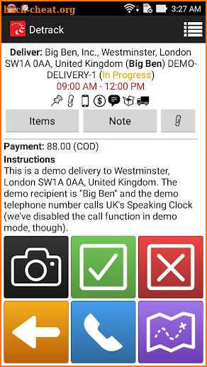 Detrack Proof Of Delivery POD screenshot