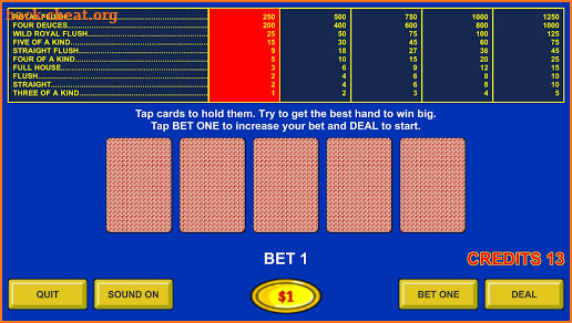 Deuces Wild Poker - Casino screenshot