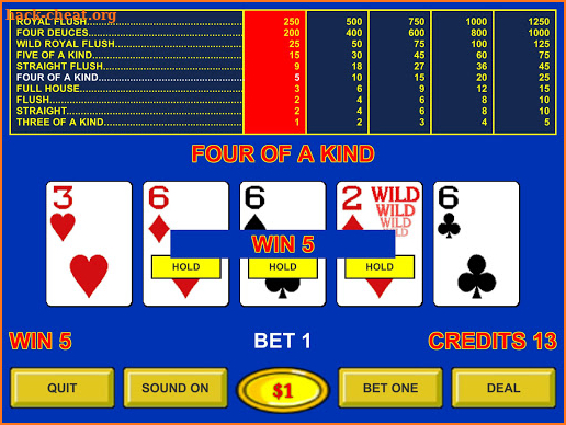 Deuces Wild Poker - Casino screenshot