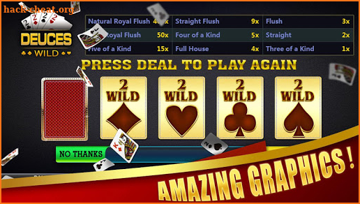 Deuces Wild - Video Poker screenshot