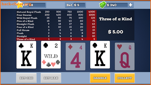 Deuces Wild - Video Poker screenshot