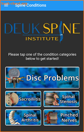 Deuk Spine Institute - Spine Health and Conditions screenshot