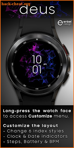 DEUS - animated watch face screenshot