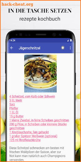 Deutsche rezepte app kostenlos offline kuchen screenshot