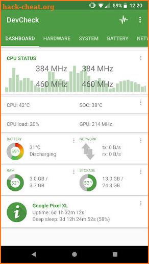 DevCheck Hardware and System Info screenshot