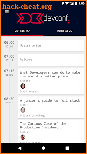 DevConf 2018 screenshot